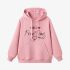 Pink Letters Print Hoodie GM8803-121