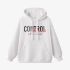 White Letters Print Hoodie GM8802-161