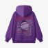 High Quality Letter Print Purple Hoodie GM8811-13