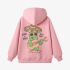 Pink Cartoon Print Hoodie GM8803-27