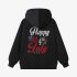 Black Letter Graphic Hoodie GM8801-213