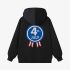 Black Numbers Graphic Hoodie GM8801-216