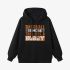 Black Letter Graphic Hoodie GM8801-233