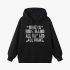 Black Letter Graphic Hoodie GM8801-243