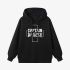 Black Letter Graphic Hoodie GM8801-247