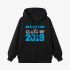 Numbers Graphic Black Hoodie GM8801-291