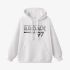 White Letters Print Hoodie GM8802-106