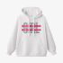 White Letters Print Hoodie GM8802-110