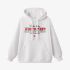 White Letters Print Hoodie GM8802-114