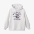 White Numbers Print Hoodie GM8802-117