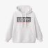 White Letters Print Hoodie GM8802-126