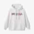 White Letters Print Hoodie GM8802-129