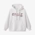 White Letters Print Hoodie GM8802-134