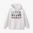 White Letters Print Hoodie GM8802-135