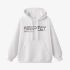 White Letters Print Hoodie GM8802-137