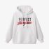 White Letters Print Hoodie GM8802-149