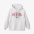 White Letters Print Hoodie GM8802-153