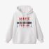 White Letters Print Hoodie GM8802-156