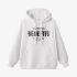 White Letters Print Hoodie GM8802-165