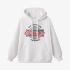 White Letters Print Hoodie GM8802-167