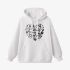 White Letters Print Hoodie GM8802-170