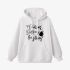 White Letters Print Hoodie GM8802-171