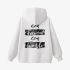 White Letters Print Hoodie GM8802-172