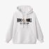 White Letters Print Hoodie GM8802-178