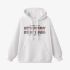 White Letters Print Hoodie GM8802-180