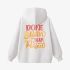 Letter Graphic White Hoodie GM8802-183