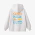 Letter Graphic White Hoodie GM8802-184