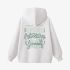 White Letter Graphic Hoodie GM8802-188