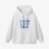 White Letter Graphic Hoodie GM8802-192