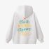 White Letter Graphic Hoodie GM8802-200