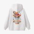 White Skeletons Graphic Hoodie GM8802-202