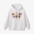 White Letter Graphic Hoodie GM8802-209