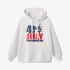 White Letter Graphic Hoodie GM8802-219