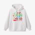 White Letters Print Hoodie GM8802-51