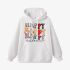 White Letters Print Hoodie GM8802-57