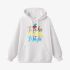 White Letters Print Hoodie GM8802-69