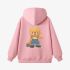 Pink Cartoon Print Hoodie GM8803-103