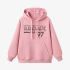 Pink Letters Print Hoodie GM8803-106