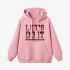 Pink Letters Print Hoodie GM8803-119