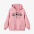 Pink Letters Print Hoodie GM8803-120