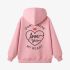 Pink Letters Print Hoodie GM8803-122