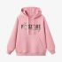 Pink Letters Print Hoodie GM8803-123