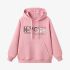 Pink Letters Print Hoodie GM8803-124