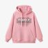 Pink Letters Print Hoodie GM8803-127