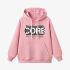 Pink Letters Print Hoodie GM8803-131