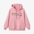 Pink Letters Print Hoodie GM8803-134